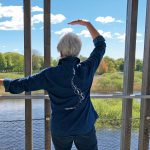 Qigong på naturums takterrass