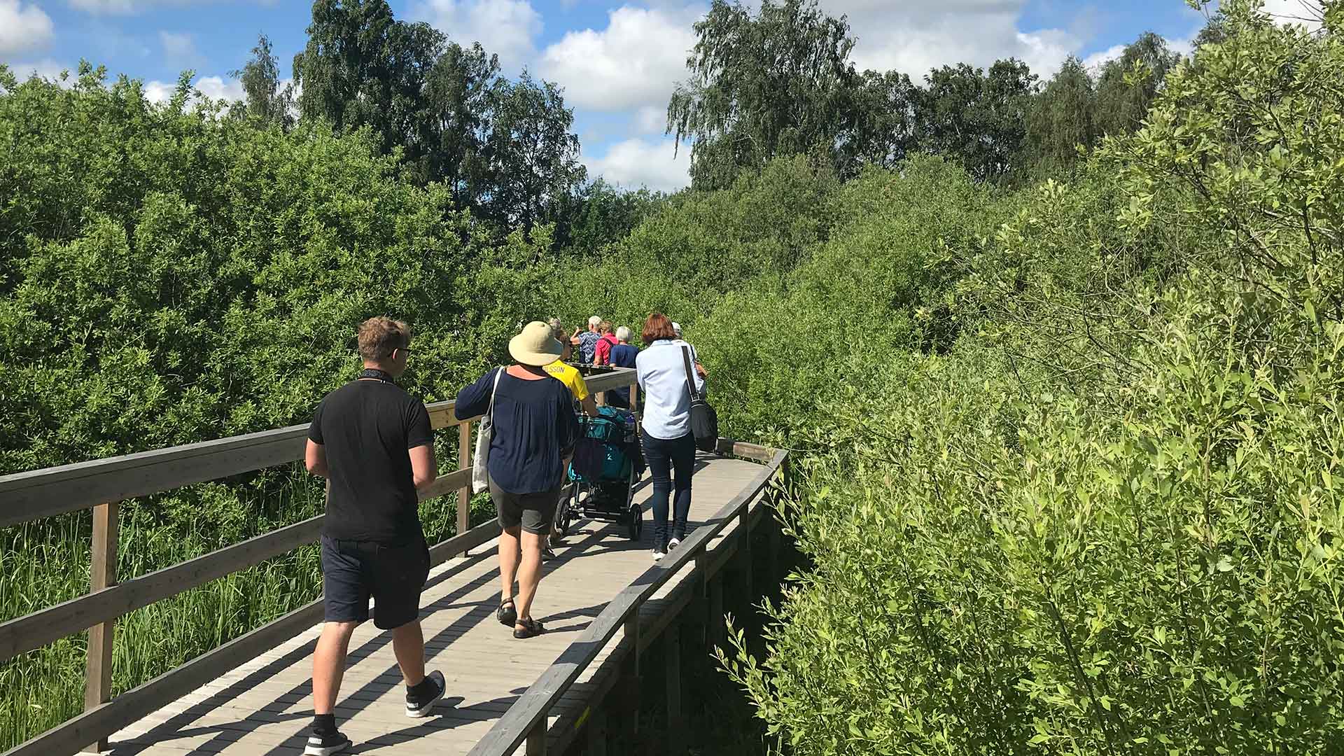 Spångsafari. Foto Biosfärkontoret