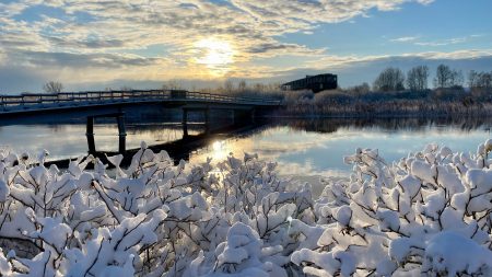 Naturum Vattenriket I Snö Foto: Åsa Pearce