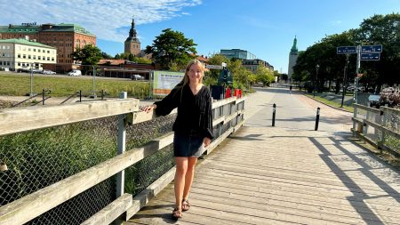 Astrid Persdotter har skrivit exjobb om badhusplatsen