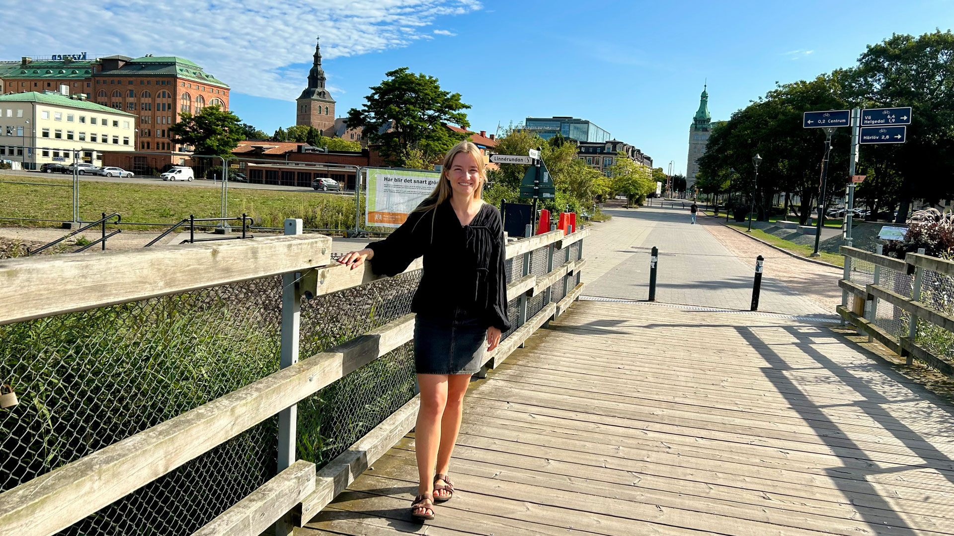 Astrid Persdotter har skrivit exjobb om badhusplatsen