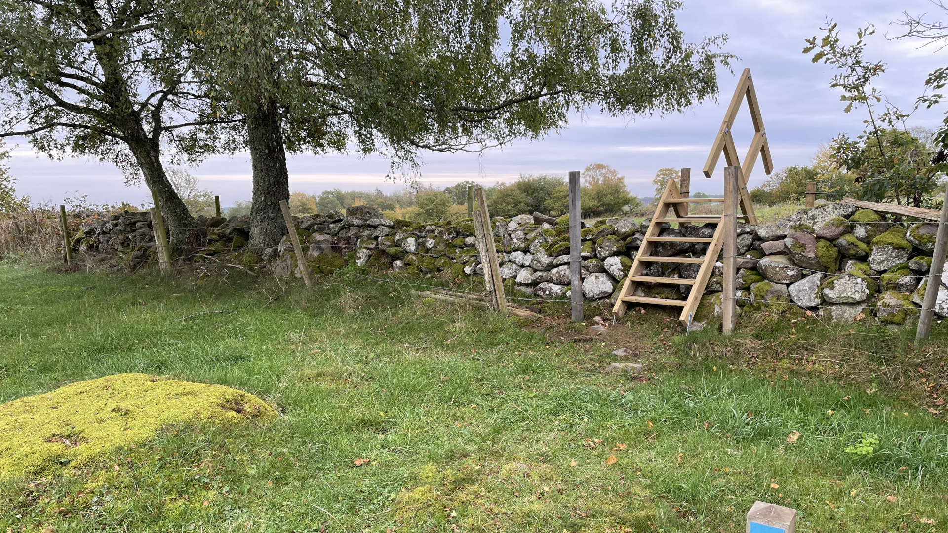 Stätta över gärdsgård. Foto: Håkan Östberg